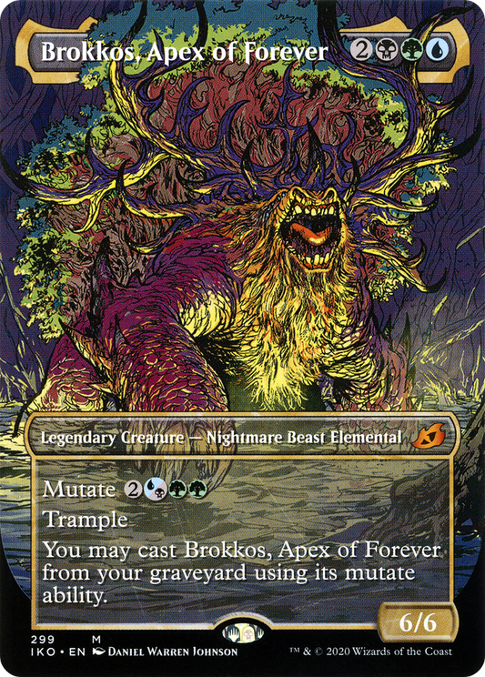 Brokkos, Apex of Forever (IKO-299) (Showcase) (Borderless)