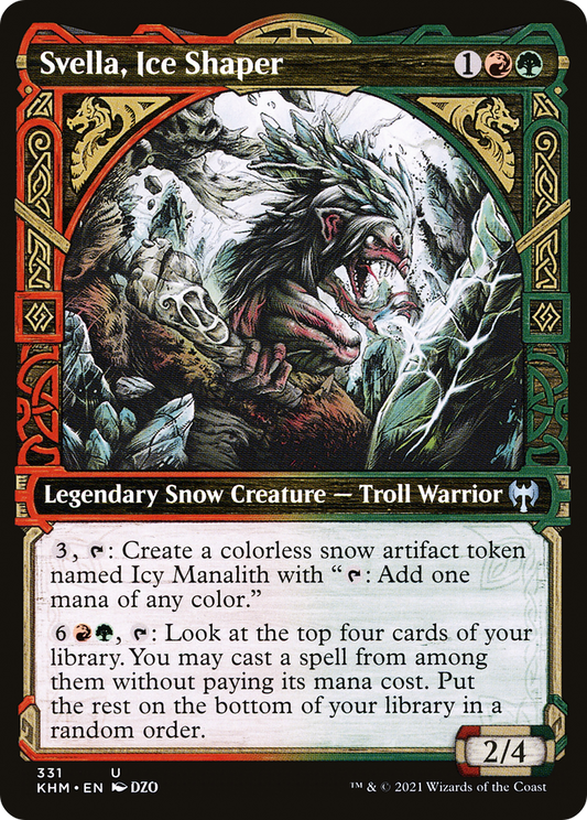 Svella, Ice Shaper (KHM-331) (Showcase) (Foil)