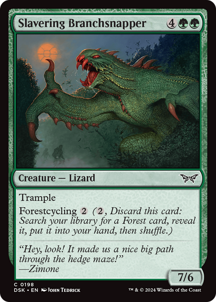 Slavering Branchsnapper (DSK-198) (Foil)