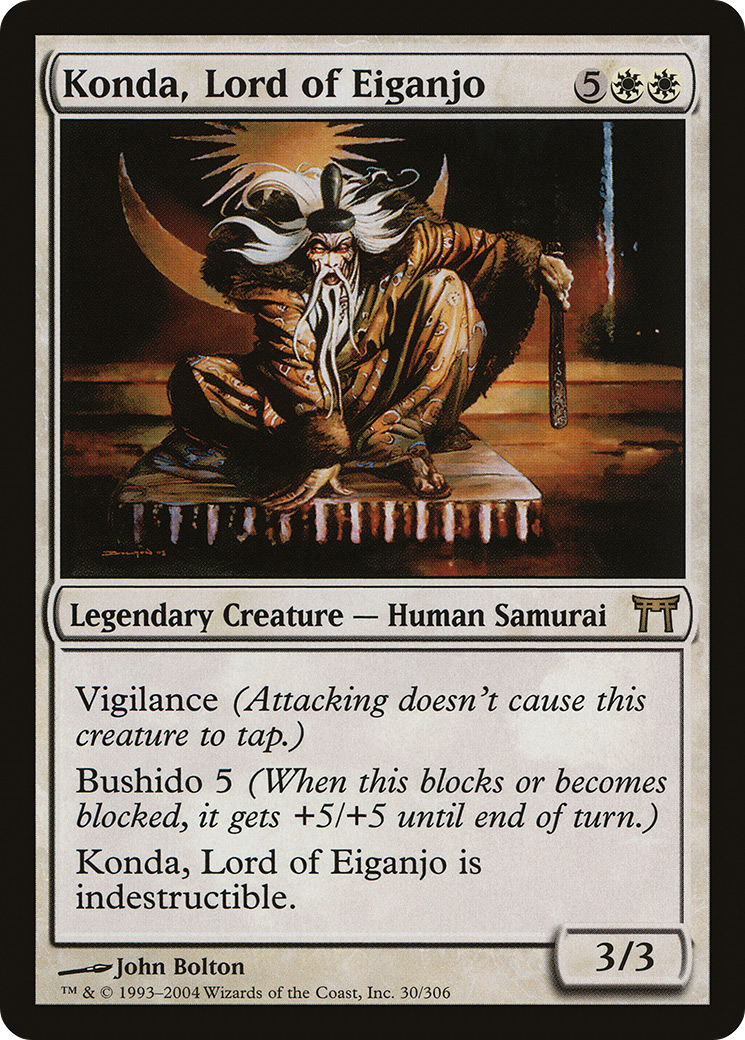 Konda, Lord of Eiganjo (CHK-030) (Foil)