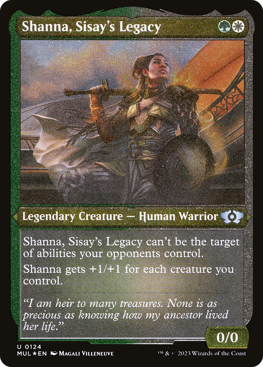 Shanna, Sisay's Legacy (MUL-124) (Etched Foil)