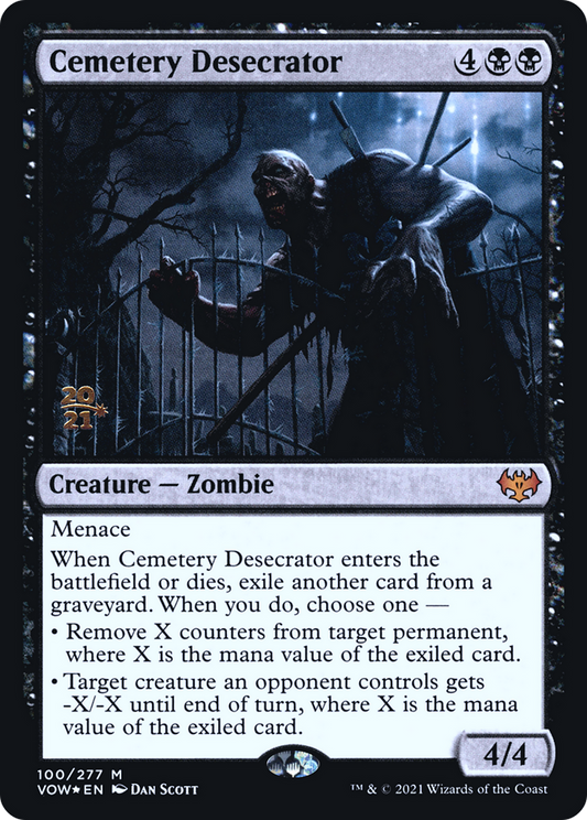 Cemetery Desecrator (PRE-100S) (Foil)