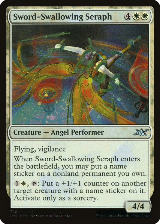Sword-Swallowing Seraph (UNF-316) (Galaxy Foil)