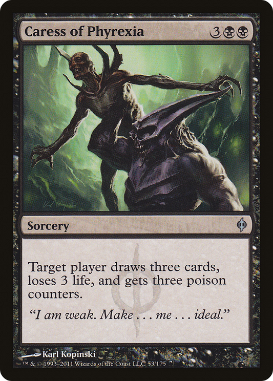Caress of Phyrexia (NPH-053) (Foil)