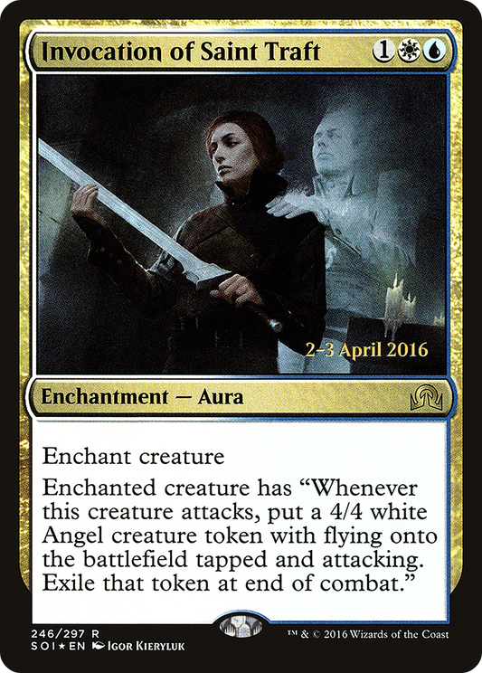 Invocation of Saint Traft (PRE-246S) (Foil)