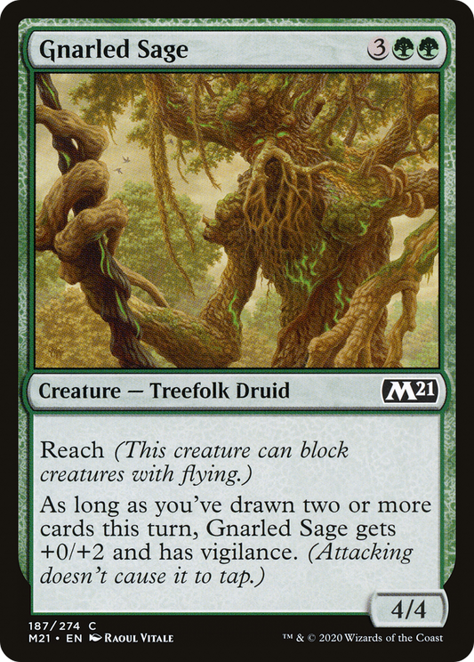 Gnarled Sage (M21-187)