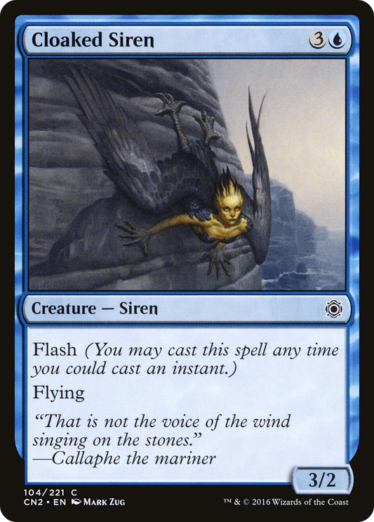 Cloaked Siren (CN2-104) (Foil)