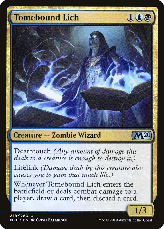 Tomebound Lich (M20-219)