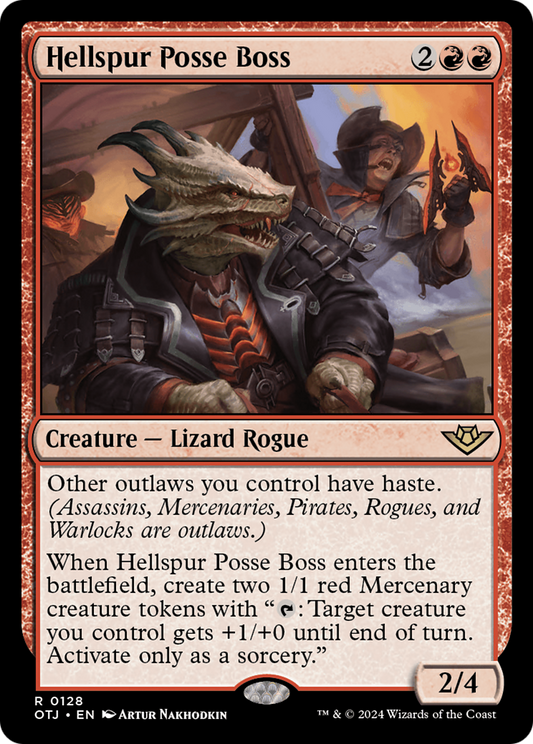 Hellspur Posse Boss (OTJ-128) (Foil)