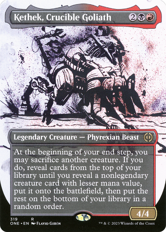 Kethek, Crucible Goliath (ONE-319) (Showcase) (Borderless)
