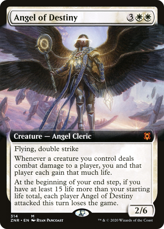 Angel of Destiny (ZNR-314) (Extended Art) (Foil)