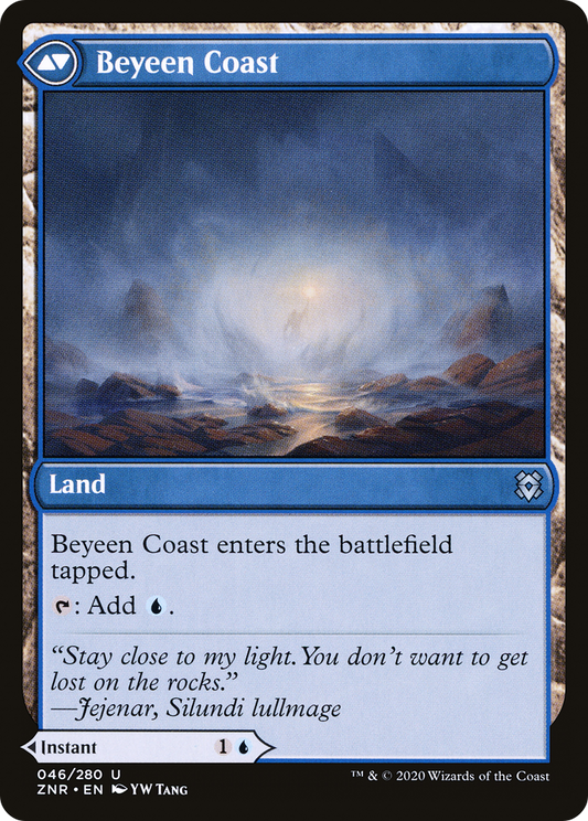 Beyeen Veil // Beyeen Coast (ZNR-046) (Foil)