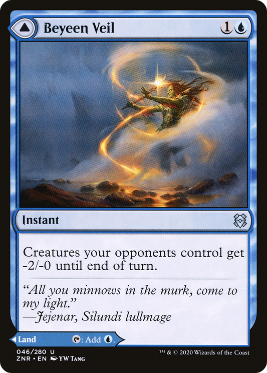 Beyeen Veil // Beyeen Coast (ZNR-046) (Foil)