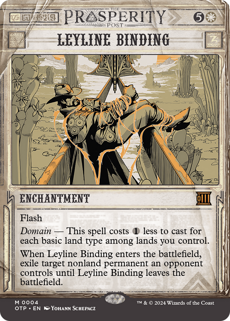 Leyline Binding (OTP-004) (Showcase) (Borderless) (Foil)