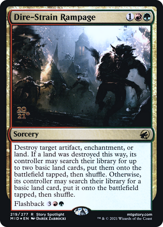 Dire-Strain Rampage (PRE-219S) (Foil)