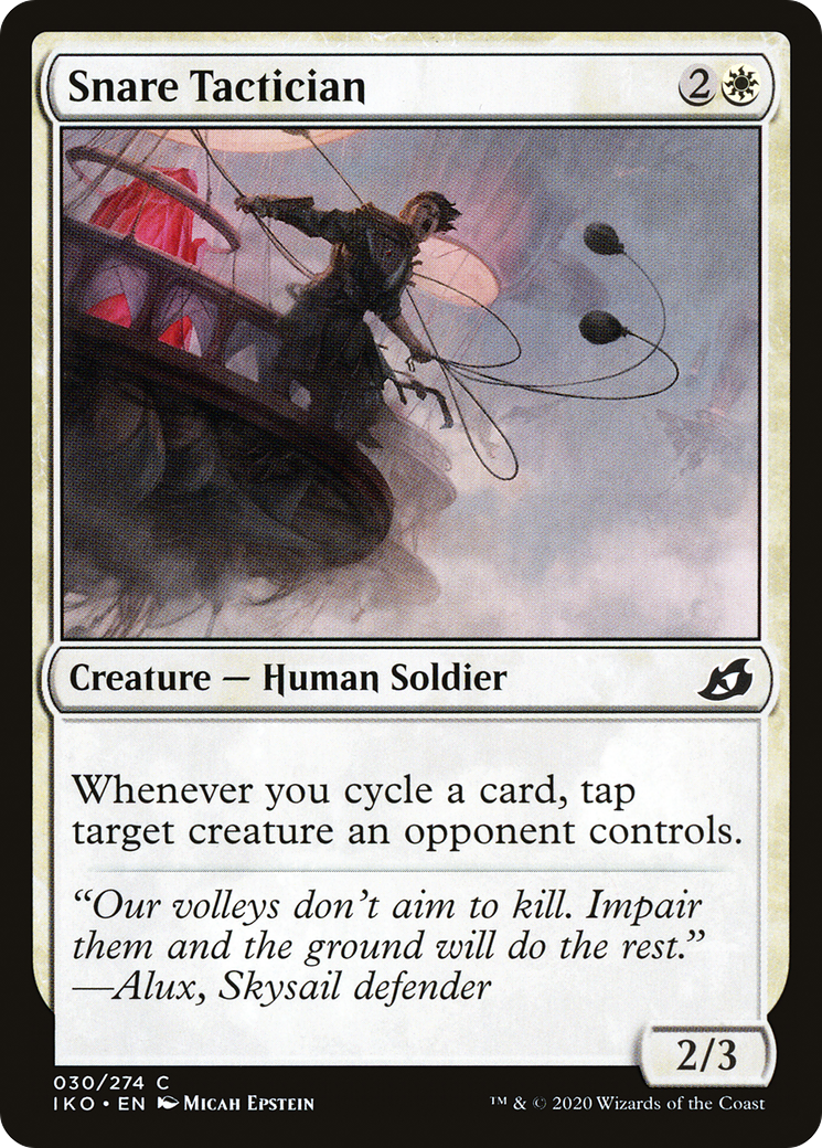 Snare Tactician (IKO-030) (Foil)