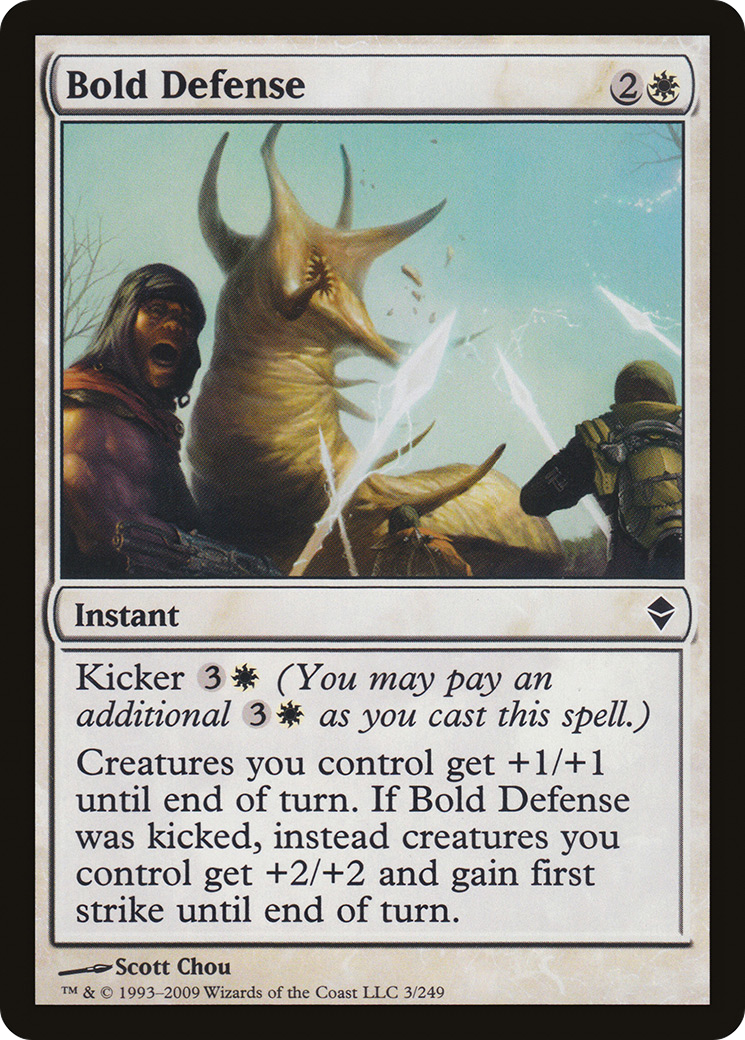 Bold Defense (ZEN-003) (Foil)