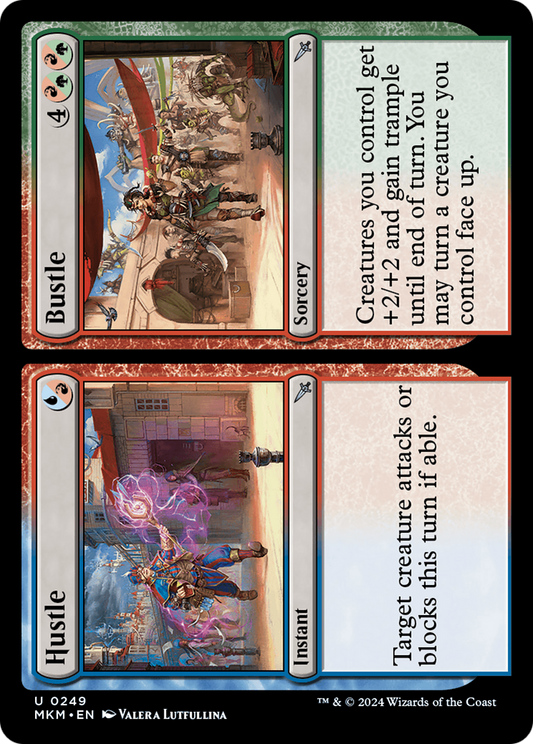 Hustle // Bustle (MKM-249) (Foil)