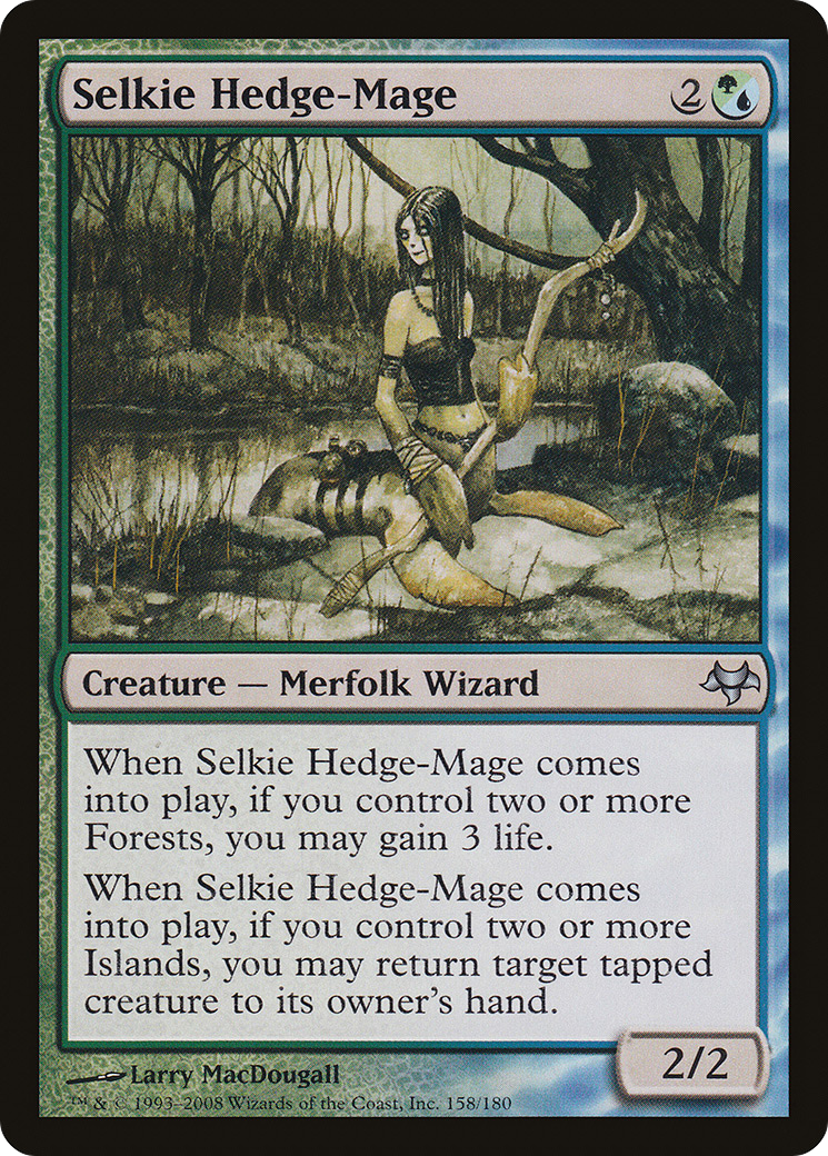 Selkie Hedge-Mage (EVE-158) (Foil)