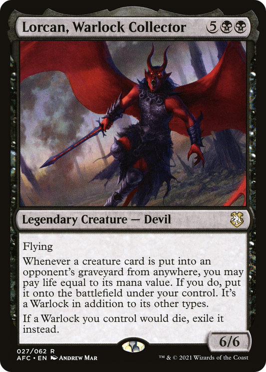 Lorcan, Warlock Collector (AFC-027)