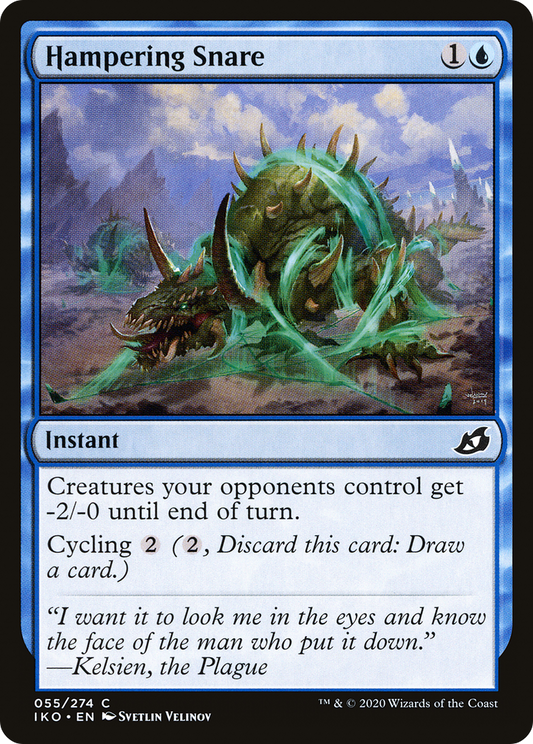 Hampering Snare (IKO-055) (Foil)