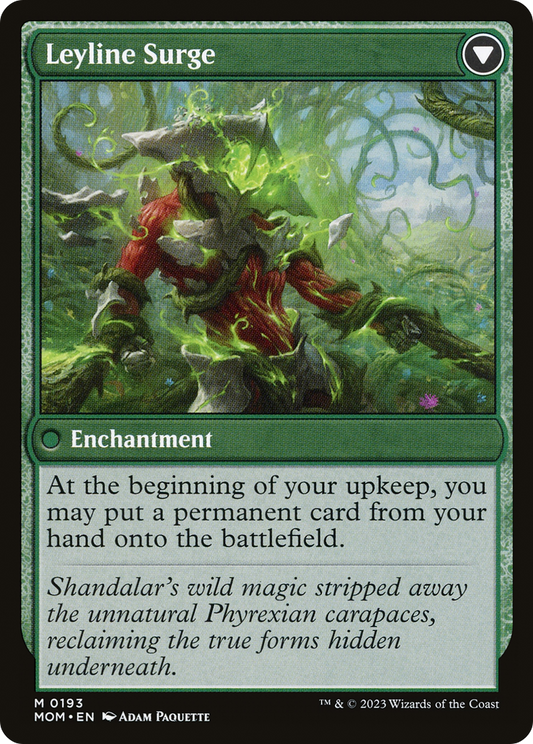 Invasion of Shandalar // Leyline Surge (MOM-193) (Foil)