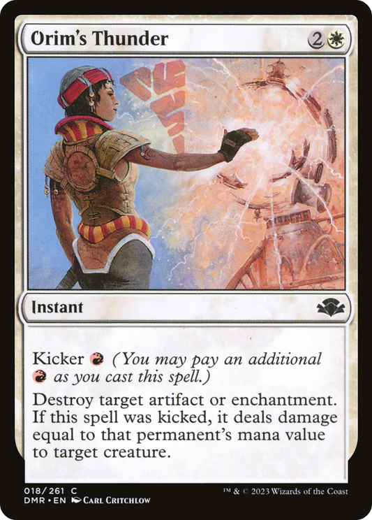 Orim's Thunder (DMR-018) (Foil)