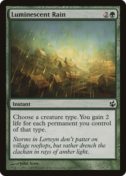 Luminescent Rain (MOR-129) (Foil)