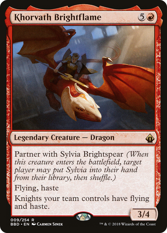 Khorvath Brightflame (BBD-009) (Foil)