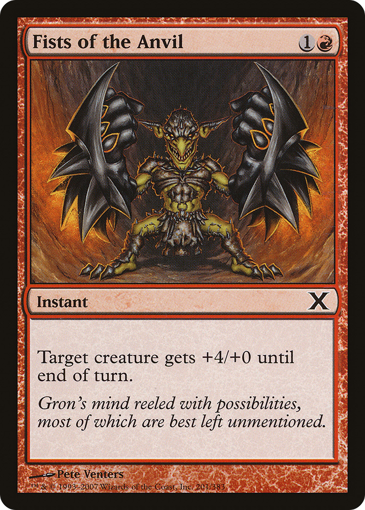 Fists of the Anvil (10E-201) (Foil)
