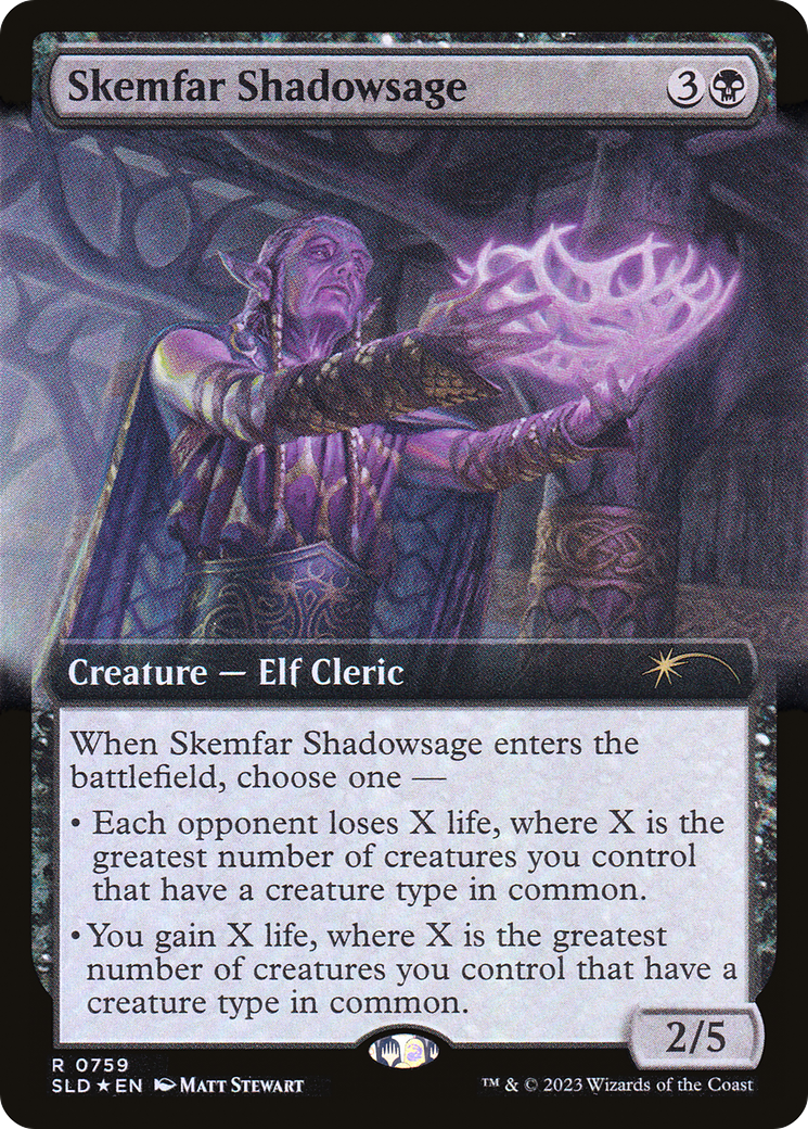 Skemfar Shadowsage (SLD-759) (Extended Art) (Foil)