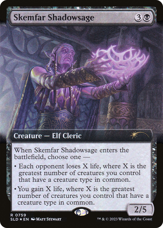 Skemfar Shadowsage (SLD-759) (Extended Art) (Foil)