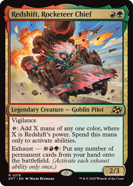 Redshift, Rocketeer Chief (DFT-218)