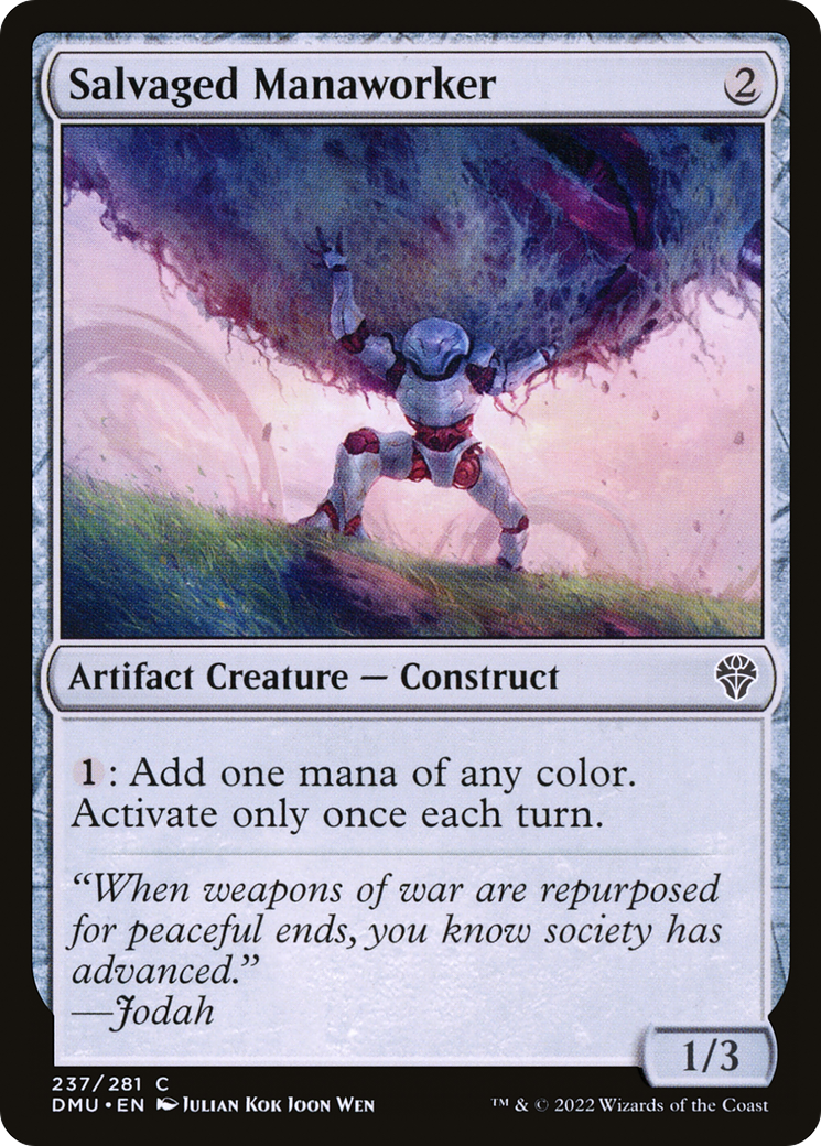 Salvaged Manaworker (DMU-237) (Foil)