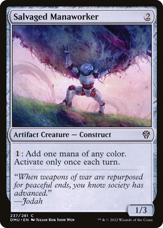 Salvaged Manaworker (DMU-237) (Foil)