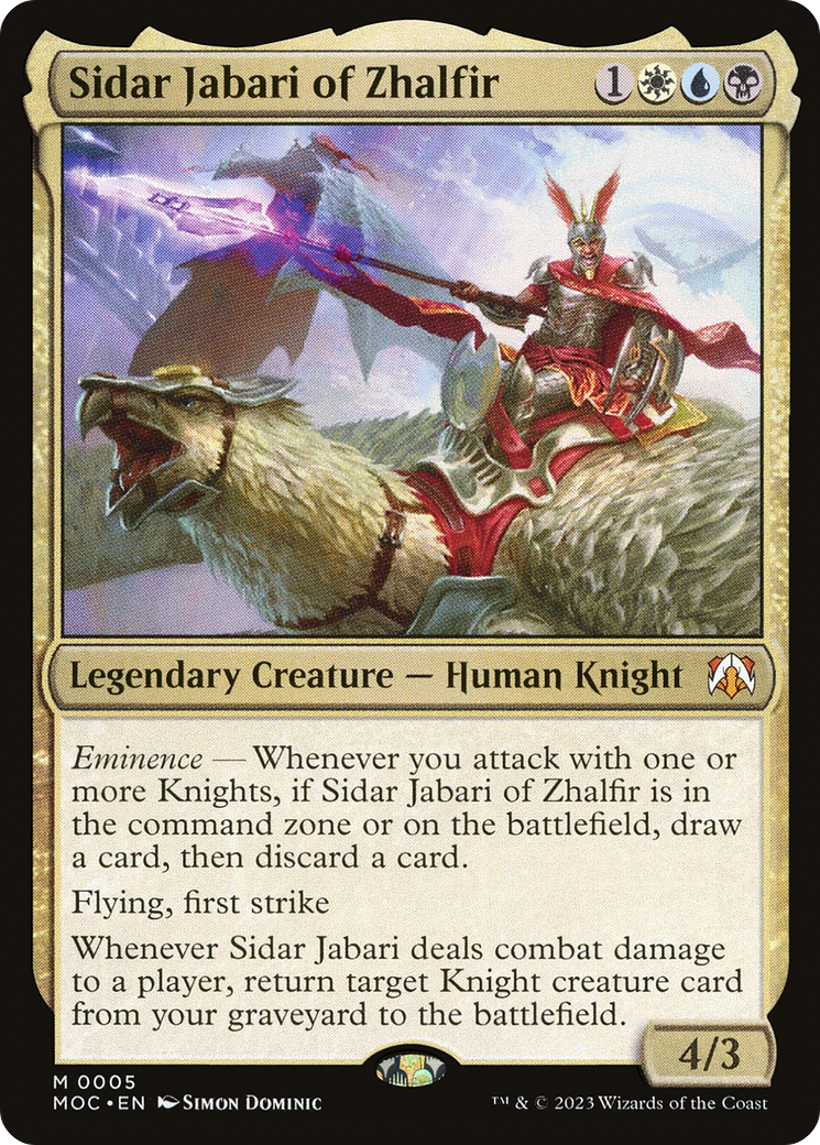 Sidar Jabari of Zhalfir (MOC-005)