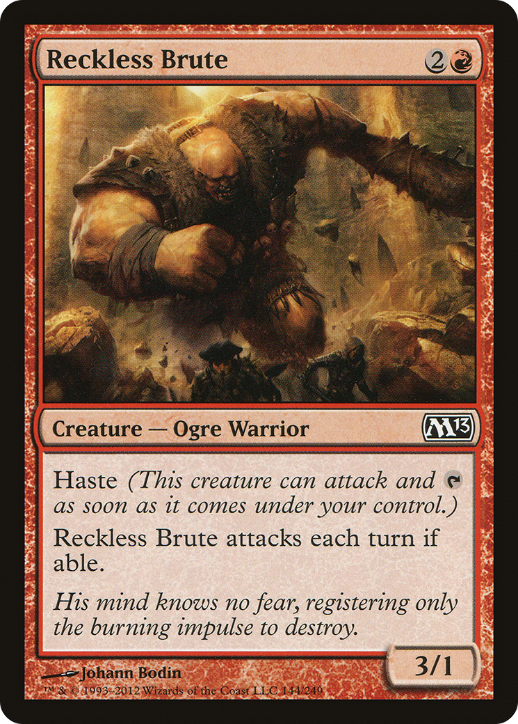 Reckless Brute (M13-144) (Foil)