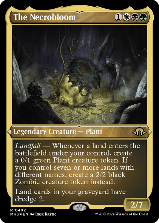 The Necrobloom (MH3-492) (Etched Foil)