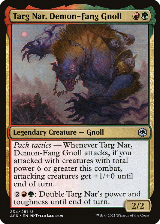 Targ Nar, Demon-Fang Gnoll (AFR-234) (Foil)