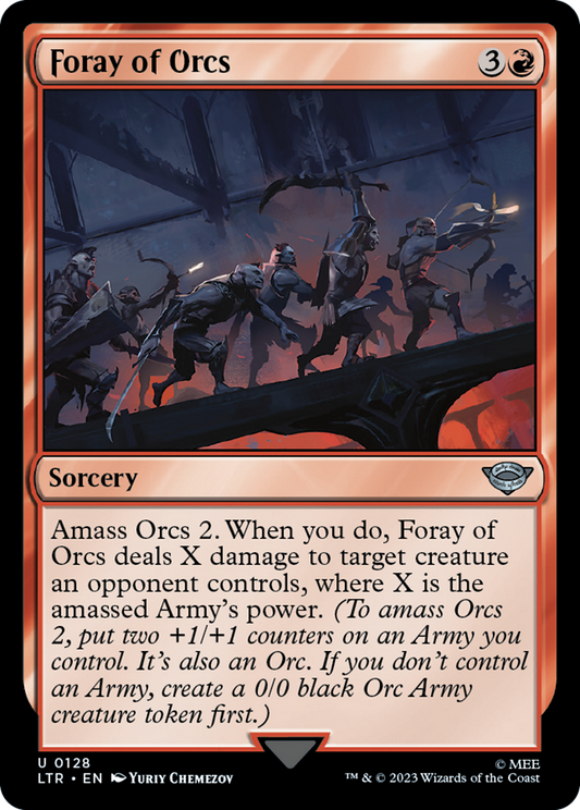 Foray of Orcs (LTR-128) (Foil)