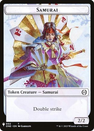 Samurai // Clue Double-Sided Token (LIST-2 // 40)