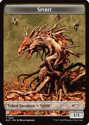 Spirit (SLD) // Clue (CMM) Double-Sided Token (SLD-1852 // 40)