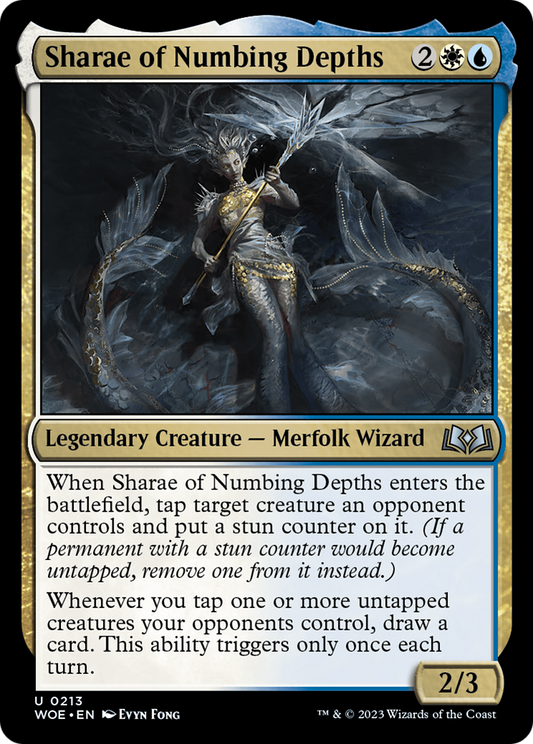 Sharae of Numbing Depths (WOE-213) (Foil)