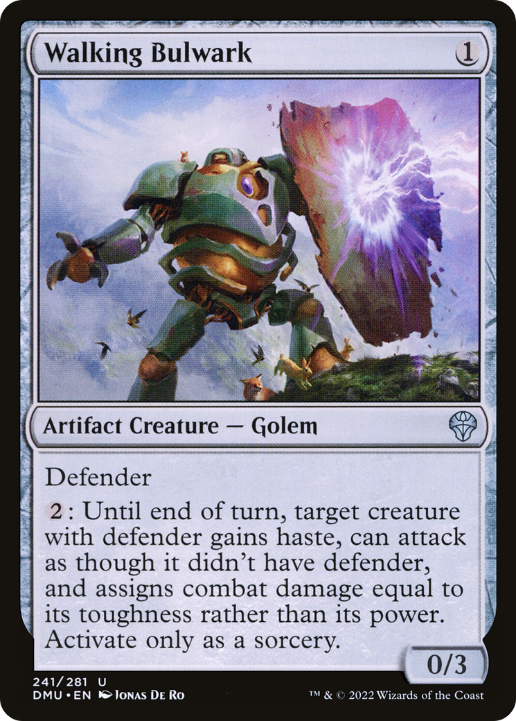 Walking Bulwark (DMU-241) (Foil)