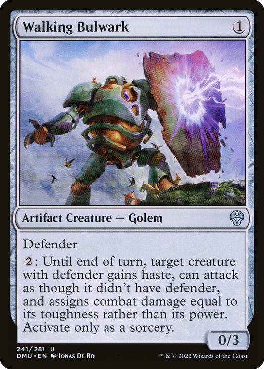Walking Bulwark (DMU-241) (Foil)
