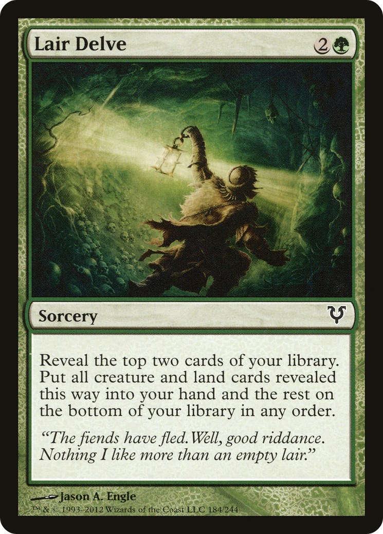 Lair Delve (AVR-184) (Foil)
