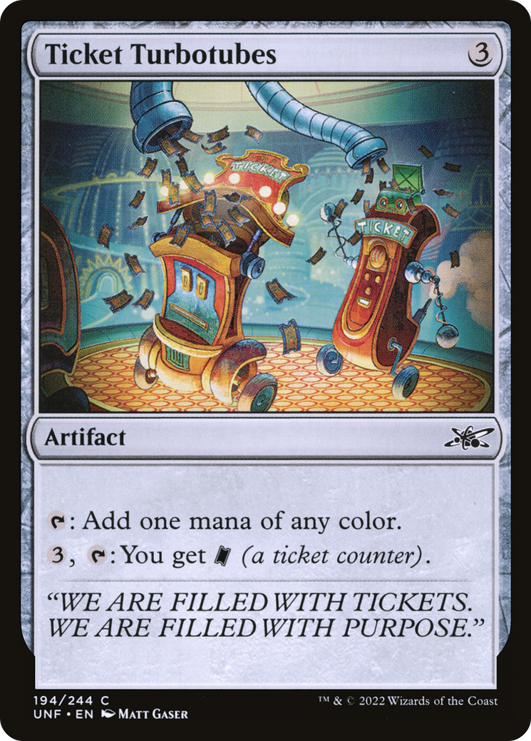 Ticket Turbotubes (UNF-194) (Foil)