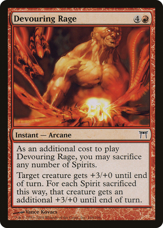 Devouring Rage (CHK-164) (Foil)