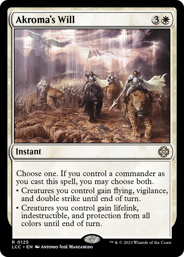 Akroma's Will (LCC-125)