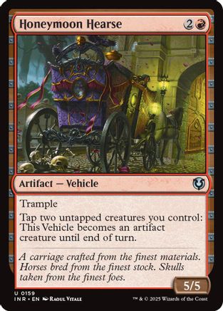 Honeymoon Hearse (INR-159) (Foil)